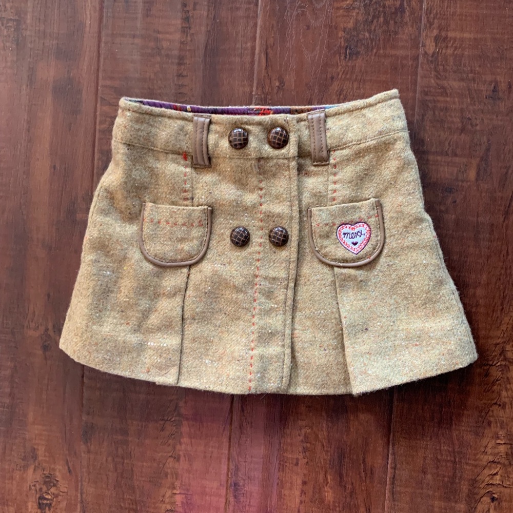 Mexx Wool/Tweed Skirt Girls Size 3
